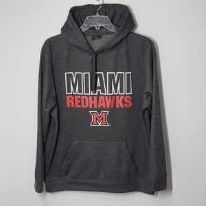 Miami Redhawks Men's Gray Hoodie
